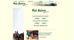 Desktop Screenshot of gut-katers.de